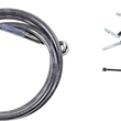 Load image into Gallery viewer, Brake Line - Front - +10" - Stainless Steel - XL DragSpecialties 660310-10 - Main Product View