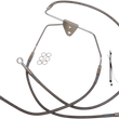 Load image into Gallery viewer, Brake Line - Front - +10" - Touring - Stainless Steel DragSpecialties 620085-10 - Main Product View