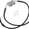 Load image into Gallery viewer, Brake Line - Front - +2" - Black - XL DragSpecialties 614743-2BLK - Main Product View