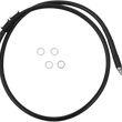 Load image into Gallery viewer, Brake Line - Front - +2" - Black - XL DragSpecialties 614760-2BLK - Main Product View