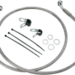 Load image into Gallery viewer, Brake Line - Front - +2" - Stainless Steel DragSpecialties 640112-2 - Main Product View