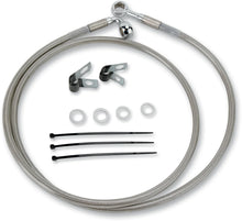 Load image into Gallery viewer, Brake Line - Front - +2" - Stainless Steel DragSpecialties 640115-2 - Main Product View