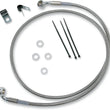 Load image into Gallery viewer, Brake Line - Front - +2" - Stainless Steel DragSpecialties 640210-2 - Main Product View