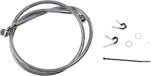 Load image into Gallery viewer, Brake Line - Front - +2" - Stainless Steel - XL DragSpecialties 660310-2 - Main Product View