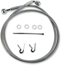 Load image into Gallery viewer, Brake Line - Front - +2" - Stainless Steel - XL DragSpecialties 660310-2 - Side View