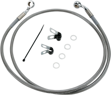 Load image into Gallery viewer, Brake Line - Front - +2" - Stainless Steel - XL DragSpecialties 660313-2 - Main Product View
