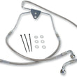Load image into Gallery viewer, Brake Line - Front - +2" - Touring - Stainless Steel DragSpecialties 660411-2 - Main Product View