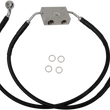 Load image into Gallery viewer, Brake Line - Front - +4" - Black - XL DragSpecialties 614745-4BLK - Main Product View