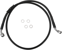 Load image into Gallery viewer, Brake Line - Front - +4" - Black - XL DragSpecialties 614760-4BLK - Main Product View