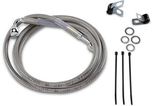 Load image into Gallery viewer, Brake Line - Front - +4" - Stainless Steel DragSpecialties 640115-4 - Main Product View
