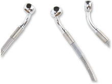 Load image into Gallery viewer, Brake Line - Front - +4" - Stainless Steel DragSpecialties 644410-4 - Side View