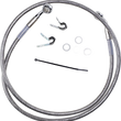 Load image into Gallery viewer, Brake Line - Front - +4" - Stainless Steel - XL DragSpecialties 660310-4 - Main Product View