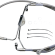 Load image into Gallery viewer, Brake Line - Front - +4" - Touring - Stainless Steel DragSpecialties 620085-4 - Main Product View