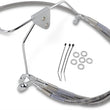 Load image into Gallery viewer, Brake Line - Front - +4" - Touring - Stainless Steel DragSpecialties 660411-4 - Main Product View