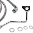 Load image into Gallery viewer, Brake Line - Front - +6" - Stainless Steel DragSpecialties 615220-6 - Side View