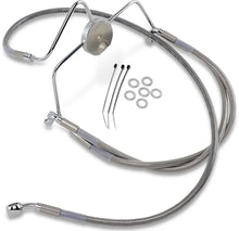 Load image into Gallery viewer, Brake Line - Front - +6" - Stainless Steel DragSpecialties 644410-6 - Main Product View