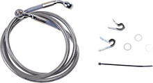 Load image into Gallery viewer, Brake Line - Front - +6" - Stainless Steel - XL DragSpecialties 660310-6 - Main Product View