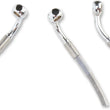 Load image into Gallery viewer, Brake Line - Front - +6" - Touring - Stainless Steel DragSpecialties 660411-6 - Side View