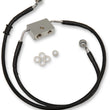 Load image into Gallery viewer, Brake Line - Front - +8" - Black - XL DragSpecialties 614751-8BLK - Main Product View