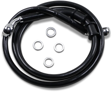 Load image into Gallery viewer, Brake Line - Front - +8" - Black - XL DragSpecialties 614760-8BLK - Main Product View