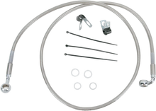 Load image into Gallery viewer, Brake Line - Front - +8" - Stainless Steel DragSpecialties 640110-8 - Main Product View