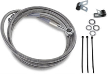 Load image into Gallery viewer, Brake Line - Front - +8" - Stainless Steel DragSpecialties 640115-8 - Main Product View
