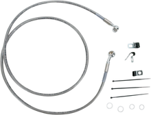 Load image into Gallery viewer, Brake Line - Front - +8" - Stainless Steel DragSpecialties 660214-8 - Main Product View