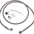 Load image into Gallery viewer, Brake Line - Front - +8" - Stainless Steel - XL DragSpecialties 660310-8 - Main Product View