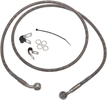 Load image into Gallery viewer, Brake Line - Front - +8" - Stainless Steel - XL DragSpecialties 660310-8 - Main Product View
