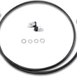 Load image into Gallery viewer, Brake Line - Front - Black - +10" - '99-'07 FXST DragSpecialties 640210-10BLK - Main Product View