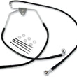 Load image into Gallery viewer, Brake Line - Front - Black - +10" DragSpecialties 620085-10BLK - Main Product View
