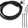 Load image into Gallery viewer, Brake Line - Front - Black - +10" DragSpecialties 640113-10BLK - Main Product View