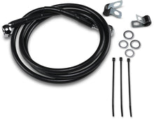 Load image into Gallery viewer, Brake Line - Front - Black - +10" DragSpecialties 640113-10BLK - Main Product View