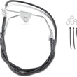 Load image into Gallery viewer, Brake Line - Front - Black - +10" - FLH '96-'07 DragSpecialties 660411-10BLK - Main Product View