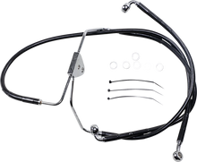 Load image into Gallery viewer, Brake Line - Front - Black - +2" DragSpecialties 620085-2BLK - Main Product View
