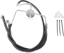 Load image into Gallery viewer, Brake Line - Front - Black - +2" DragSpecialties 644410-2BLK - Main Product View