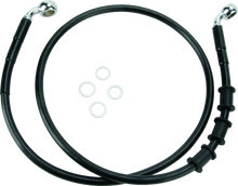 Load image into Gallery viewer, Brake Line - Front - Black - +2" DragSpecialties 680219-2BLK - Main Product View