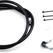 Load image into Gallery viewer, Brake Line - Front - Black - +2" - FXD '00-'05 DragSpecialties 640112-2BLK - Main Product View