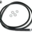 Load image into Gallery viewer, Brake Line - Front - Black - +4" - '10-'15 FXDWG DragSpecialties 660323-4BLK - Main Product View