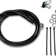 Load image into Gallery viewer, Brake Line - Front - Black - +4" - '99-'07 FXST DragSpecialties 640210-4BLK - Main Product View