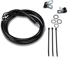 Load image into Gallery viewer, Brake Line - Front - Black - +4&quot; DragSpecialties 640113-4BLK - Main Product View