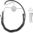 Load image into Gallery viewer, Brake Line - Front - Black - +4" DragSpecialties 644410-4BLK - Main Product View