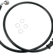 Load image into Gallery viewer, Brake Line - Front - Black - +4" DragSpecialties 680219-4BLK - Main Product View