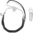 Load image into Gallery viewer, Brake Line - Front - Black - +4" - FLH '96-'07 DragSpecialties 660411-4BLK - Main Product View