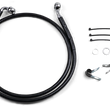 Load image into Gallery viewer, Brake Line - Front - Black - +4" - FXD '00-'05 DragSpecialties 640112-4BLK - Main Product View