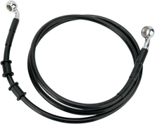 Load image into Gallery viewer, Brake Line - Front - Black - +4" - FXDB '08-'17 DragSpecialties 660324-4BLK - Main Product View