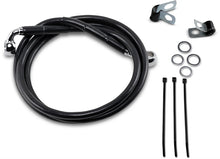 Load image into Gallery viewer, Brake Line - Front - Black - +6" - '99-'07 FXST DragSpecialties 640210-6BLK - Main Product View