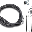 Load image into Gallery viewer, Brake Line - Front - Black - +6" DragSpecialties 640113-6BLK - Main Product View
