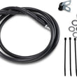 Load image into Gallery viewer, Brake Line - Front - Black - +6" DragSpecialties 640115-6BLK - Main Product View