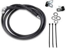 Load image into Gallery viewer, Brake Line - Front - Black - +6" DragSpecialties 640115-6BLK - Main Product View